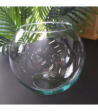 VASE BOULE VERRE