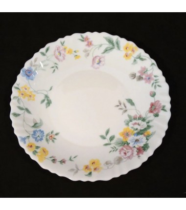 5 ASSIETTES PLATES FLORAL ARCOPAL