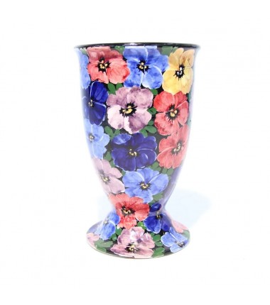 VASE FLEURI EN CÉRAMIQUE 