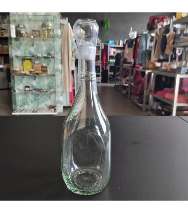 CARAFE VERRE AVEC BOUCHON