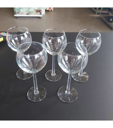 5 VERRES A EAU