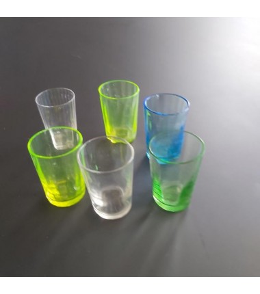 6 VERRES A LIQUEUR 