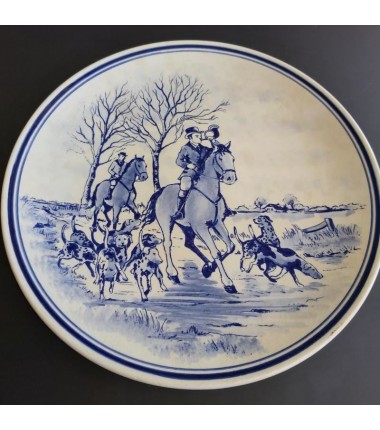 GRAND PLAT DELFT CHEVAUX