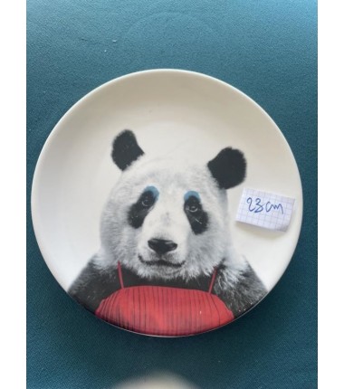 ASSIETTE PANDA MUSTARD 