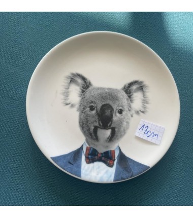 ASSIETTE KOALA MUSTARD 