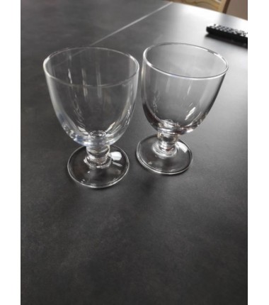 2 VERRES A PIED 